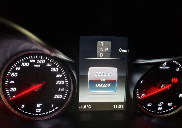 Mercedes-Benz GLC cena 114900 przebieg: 185409, rok produkcji 2015 z Warka małe 667